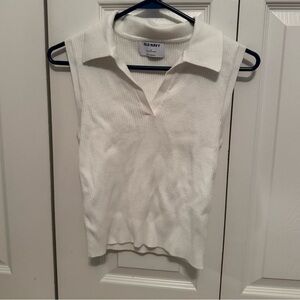 Old Navy Tank Top - white, size medium